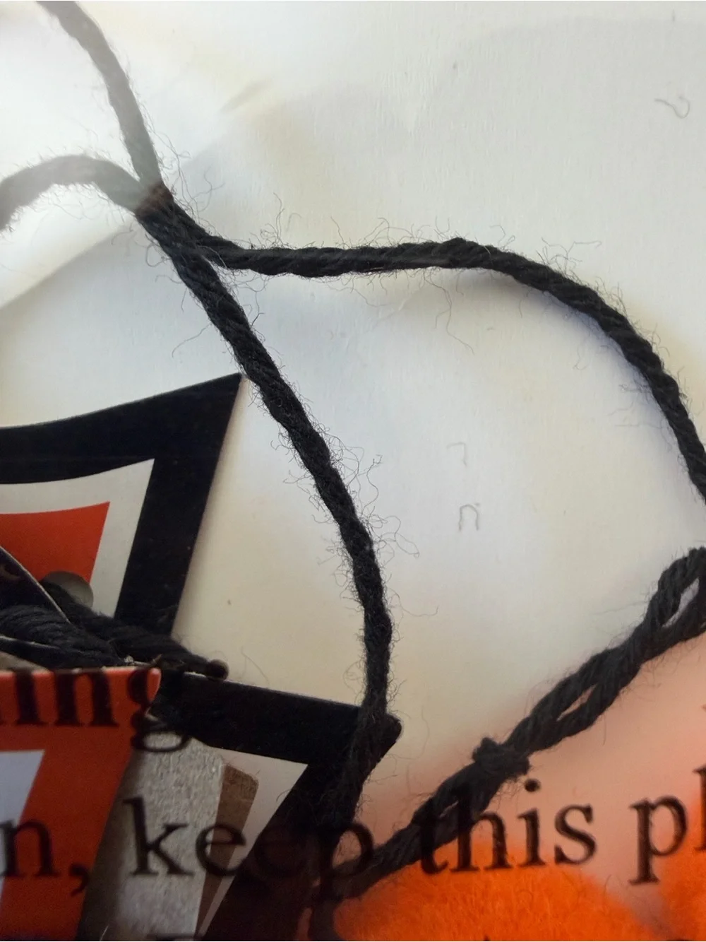 Hobby Lobby Halloween Banner - Orange and Black